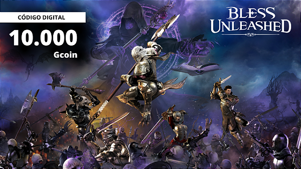 Cash Bless Unleashed Global 10.000 Gcoin - Código Digital